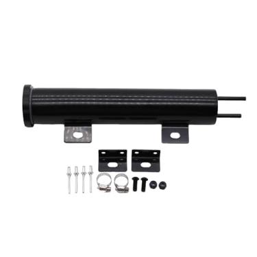 Imagem de IEUDNS Tanque de transbordamento de líquido de arrefecimento, tanque de transbordamento do radiador, garrafa de 14 onças, coletor de óleo do motor para