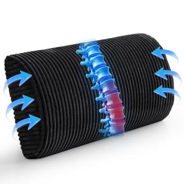 Imagem de HIGOGOGO Almofada de suporte lombar para cadeira reclinável/poltrona/sofá, almofada de suporte de espuma viscoelástica para idosos, almofadas reclináveis para descanso das costas, alívio da dor