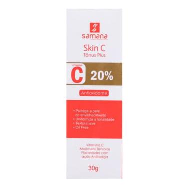 Imagem de Skin C Tônus Plus Vitamina C 20% Antioxidante 30g Samana Momento De Ap