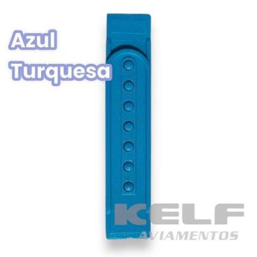 Imagem de Regulador Plástico para boné 1 pino - Azul Turquesa - KELF