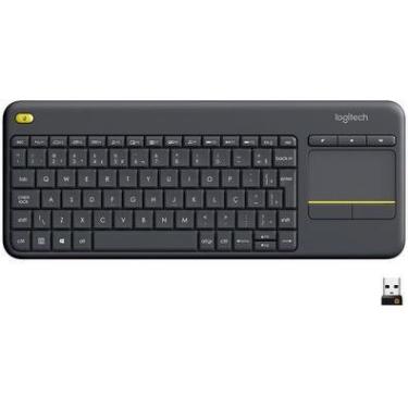 Imagem de Teclado sem Fio com Touchpad Logitech ABNT2 com
