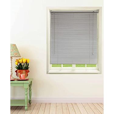 Imagem de Persiana Horizontal PVC 25MM 1,20Larg X 1,60Alt Cinza