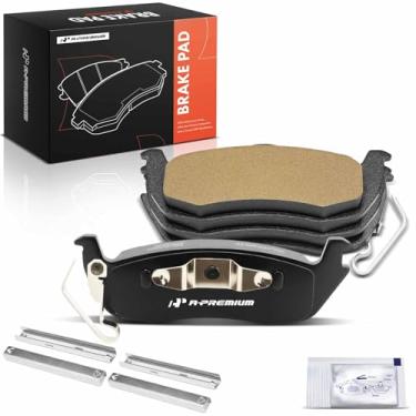 Imagem de A-Premium Conjunto de pastilhas de freio a disco de cerâmica traseiras compatível com modelos Jeep - XK Series Commander 2006 2007 2008 2009 2010, 4 peças