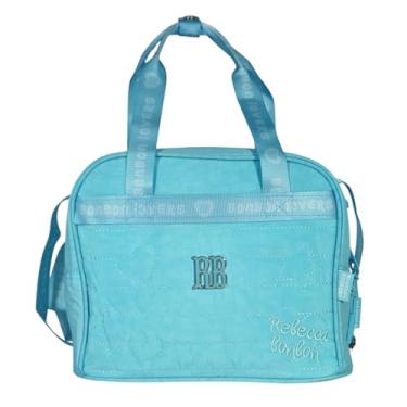 Imagem de Bolsa Térmica Rebecca Bonbon Feminina RB Escolar Lancheira Juvenil (Azul)