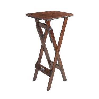 Imagem de Bistrô 54x44cm Dobrável Madeira Bares Restaurantes Lanchonete Imbuia / Liso
