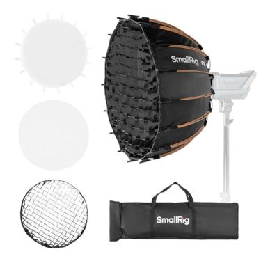 Imagem de SmallRig Softbox parabólico FP-60 de 59,9 cm com suporte Bowens para fotografia de estúdio, caixa macia de liberação rápida com grade de favo de mel, difusores, para SMALLRIG RC 220 pro, para Neewer