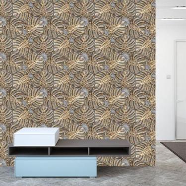 Imagem de Papel de Parede Adesivo - Costela de Adão - Madeira - 088ppm - Allodi