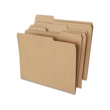 Imagem de Pastas de arquivos Staples 509315 Colorida Top-Tab Kraft Letter