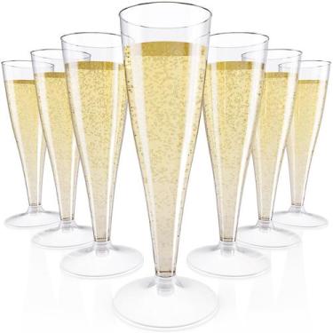 Imagem de Taças de champanhe JOLLY CHEF, pacote de 100 ml, plástico transparente