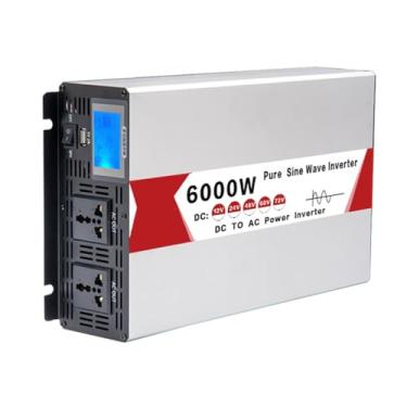 Imagem de Inversor de onda seno -seno puro de 3000 watts 12V/24V/48V/60V/72V a 110V/220V 6000W Pico de potência do inversor AC para DC com 2 pontos de venda no inversor de carro,24V TO 110V