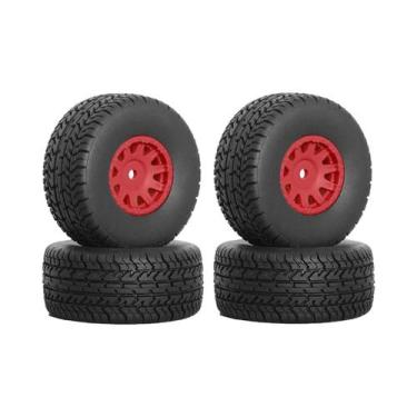 Imagem de Pneu De Borracha De 65mm Para Arrma 1/14 MOJAVE GROM RC Car Upgrade Pa