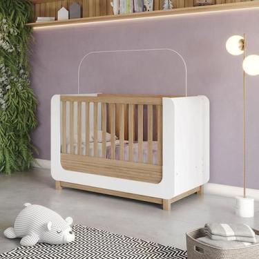 Imagem de Berço Mini Cama Aconchego Ambiente Branco Jequitibá HP  Henn