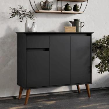 Imagem de Aparador Amsterda preto - Mais de Casa