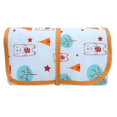 Imagem de Trocador Fraldas Portatil Bolsa Comoda Impermeável Enxoval Menino Menina (Urso Oca)