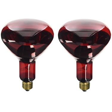 Imagem de Lâmpada de calor incandescente infravermelha noturna noturna Zoo Med (pacote com 2) 250 Watts