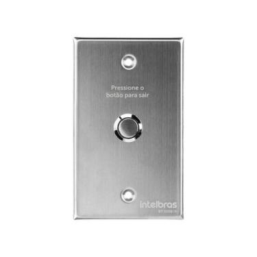 Imagem de Acionador Botoeira Intelbras INOX Embutir 4X2 BT 5000 IN