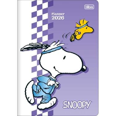 Imagem de Planner 2026 MENSAL, 17,8 x 25,4 cm,90g, Grampeado CAPA ROXA