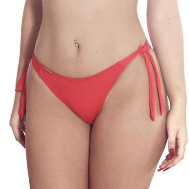 Imagem de Calcinha de Biquíni Levanta Bumbum Fio Duplo Amarradinha - Estigma, P,