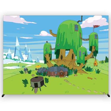 Imagem de Painel de Festa Retangular Tempo de Aventura 3,00x2,00 Metros Fera Pri