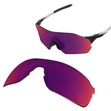 Imagem de Lentes de óculos de sol de substituição Glintbay Precise-Fit para Oakley EVZero Pitch OO9383, Polarized Midnight Sun Mirror, Small