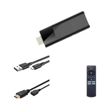 Imagem de Stick De TV Android Quad Core HDR10 WiFi 24G 5G, Dispositivo De Stream
