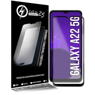 Imagem de Película De Vidro 3d compativel Galaxy A22 5G A226 Cobre 100 Toda Tela