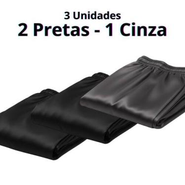 Imagem de Kit 3 Ou 1 Bermuda Plus Size Masculina Esporte Academia G3 G4 e G5 - M