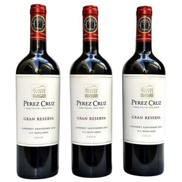 Imagem de Vinho Perez Cruz Gran Reserva Cabernet Sauvignon  Kit Com 3 Garrafas  