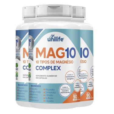 Imagem de Kit 3 Mag10 Complex Unilife 90 Cápsulas