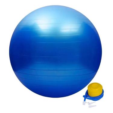 Imagem de 2X Bola Suiça 65Cm Fitness Yoga Pilates Funcional Com Infl