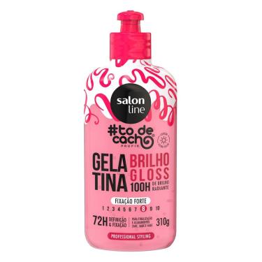 Imagem de Gelatina Salon Line To de Cacho Brilho Gloss Fixação Forte 310g