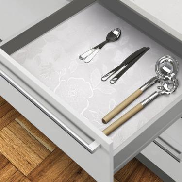 Imagem de Forro Armário Gaveta Prateleira Seleção Branco 1 MetroX34cm