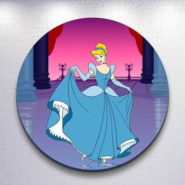 Imagem de Decoração com capa de painel festa princesa cristal mini e grande tama