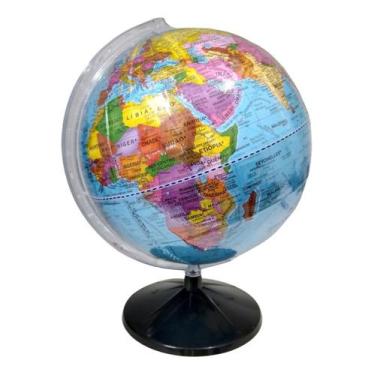 Imagem de Globo Terrestre Político Tátil Braile Alto Relevo 30cm - Libreria