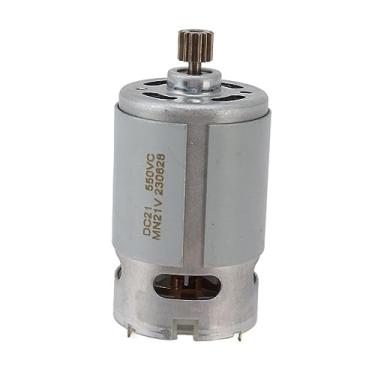 Imagem de Motor de serra elétrica 21V 14 dentes 18000 rpm, rolamentos duplos de esferas dianteiros e traseiros, acabamento requintado, estável e desempenho, para furadeiras elétricas de lítio, serras elétricas