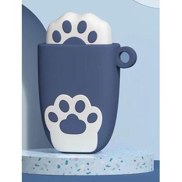 Imagem de Unidade flash USB Zyyini 32GB em forma de pata de gato azul escuro