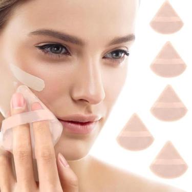 Imagem de 6 Puffs de pó de maquiagem para aplicador de maquiagem em pó, pele