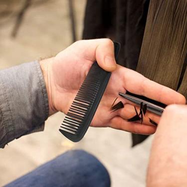 Imagem de Pacote com 4 pentes para cuidados com o cabelo - não quebrável - pente masculino/pente de dentes finos/peines para cabello