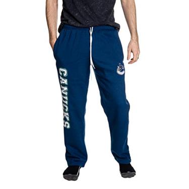 Imagem de NHL Calça de moletom masculina de lã premium oficial da equipe
