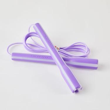 Imagem de Corda de pular KSY New Gold Plus (KA110, roxo) – Corda fitness leve para cardio suave, aderência confortável e rotação precisa – Feito na Coreia