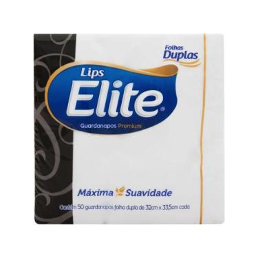 Imagem de Guardanapo Folha Branco Folha Dupla Grande - 50 Unidades - Elite