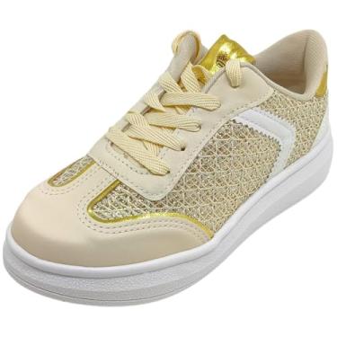 Imagem de Tenis Infantil Menina Dia a Dia Elegante Conforto Pink Cats