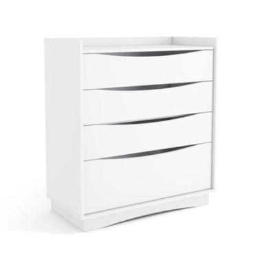 Imagem de Cômoda M260 Kappesberg 4 Gavetas Branca, Branco