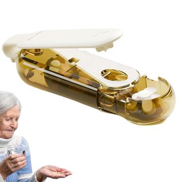 Imagem de Porta Remedio Comprimido Pilula Capsula Divisoria Compartimento Estojo Portatil Mala Bolsa Viagem Seguro Resistente