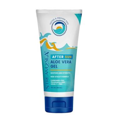 Imagem de STREAM 2 SEA Gel calmante de Aloe Vera, seguro para recifes, livre de parabenos, alívio natural de picadas subaquáticas e queimaduras solares, cuidados pós-sol para rosto e corpo, fórmula hidratante