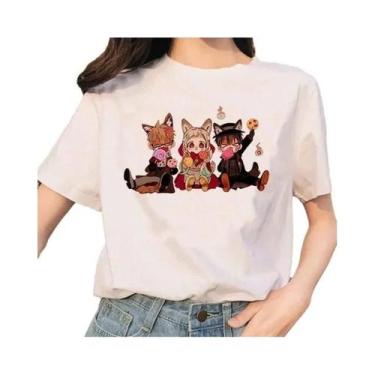 Imagem de Camiseta Feminina Harajuku Ullzang Hanako-Kun - Estampa Gráfica Anos 9