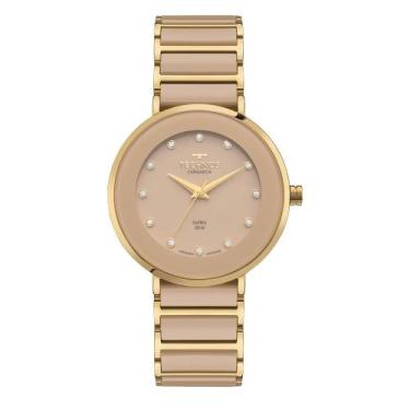 Imagem de Relógio Technos Feminino Ceramic Sapphire Dourado - 2035LMM/1X