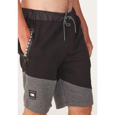 Imagem de Bermuda NBA Celti csBoston Moletom Preta-Masculino