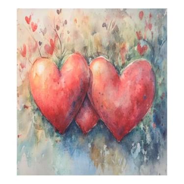 Imagem de Blueangle Capa de ímã de lava-louças com estampa de amor, decoração de capa frontal de lava-louças, decalques de armário doméstico, adesivos de eletrodomésticos, adesivo magnético decorativo para o