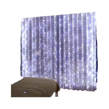 Imagem de Cortina De Luz LED USB 3/6M Com 8 Modos Para Decoração De Festas, Casa